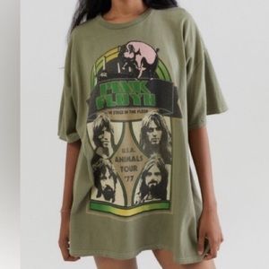 Pink Floyd In The Flesh Tour T shirt Dress